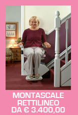Montascale - servoscala a poltroncina rettilinei