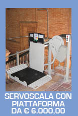 servoscala - montascale con piattaforma