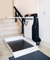 servoscala con piattaforma